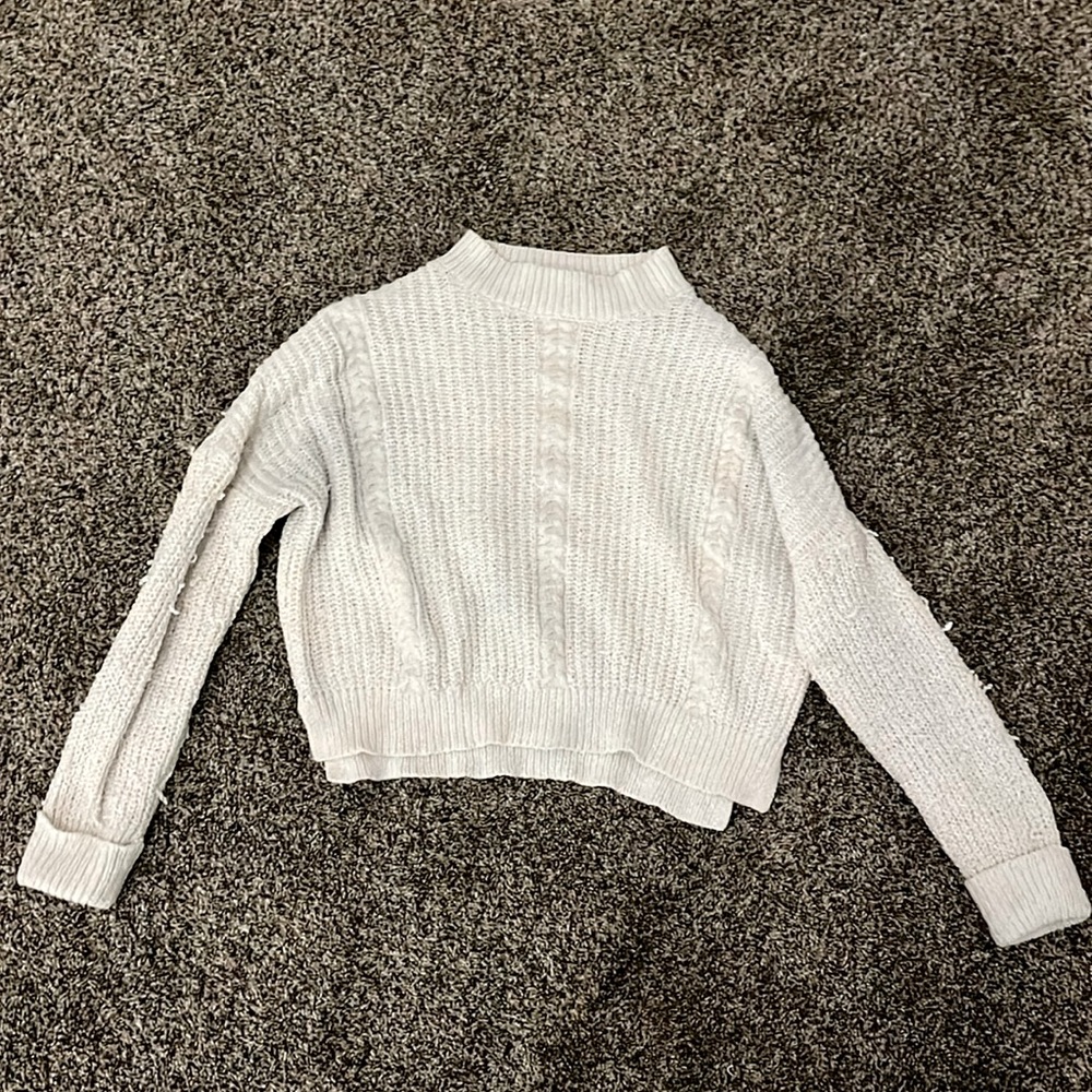 White Knit Sweater for Women